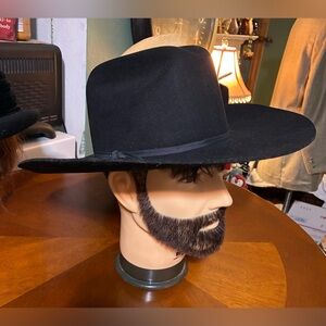 Resistol ‘Bradford’ Western black XX premium wool hat size 7. Made in Texas*